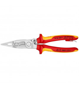 KNIPEX 13 96 200 T BK VDE Pliers for Electrical Installation, 200mm