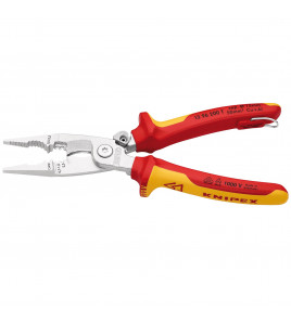 KNIPEX 13 96 200 T BK VDE Pliers for Electrical Installation, 200mm