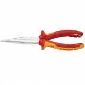 KNIPEX 26 16 200 T BK Snipe Nose Side Cutting Pliers, 200mm (self-service card/blister)