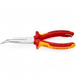 KNIPEX 26 26 200 T BK Snipe Nose Side Cutting Pliers, 200mm