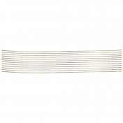 Plain End Fretsaw Blade, 127mm, No. 2/0, 28tpi