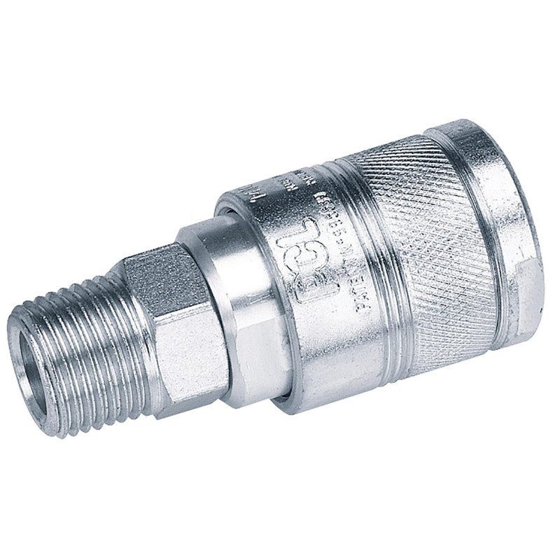 1/2 BSP Male Thread Air Line Coupling (Sold Loose)