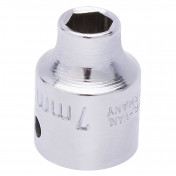 Elora Bi-Hexagon Socket, 3/8 Sq. Dr., 7mm