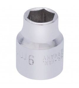 Elora Hexagon Socket, 3/8 Sq. Dr., 9mm