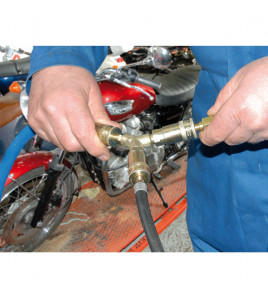 PCL Twin Standard Coupling, 2 x Male Couplings, 1 x Tailpiece