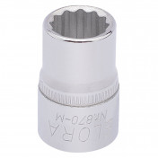 Elora Bi-Hexagon Socket, 3/8 Sq. Dr., 11mm