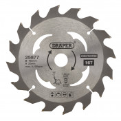 TCT Cordless Construction Circular Saw Blade for Wood & Composites, 165 x 20mm, 16T