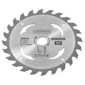 TCT Cordless Construction Circular Saw Blade for Wood & Composites, 165 x 20mm, 24T