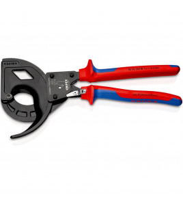 KNIPEX 95 32 320 Cable Cutter, Ratchet Principle, 3-Stage, 320mm