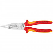 KNIPEX 13 96 200 SB Pliers for Electrical Installation Insulated with Multi-Component Grips, 200mm