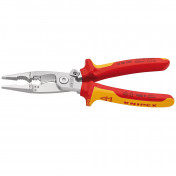 KNIPEX 13 96 200 SB Pliers for Electrical Installation Insulated with Multi-Component Grips, 200mm