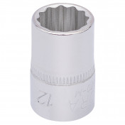 Elora Bi-Hexagon Socket, 3/8 Sq. Dr., 12mm