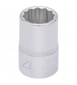Elora Bi-Hexagon Socket, 3/8 Sq. Dr., 12mm