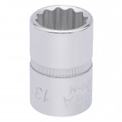 Elora Bi-Hexagon Socket, 3/8 Sq. Dr., 13mm