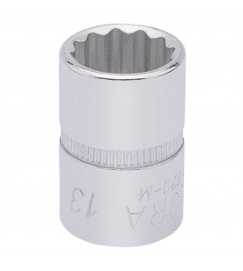 Elora Bi-Hexagon Socket, 3/8 Sq. Dr., 13mm