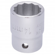 Elora Bi-Hexagon Socket, 3/8 Sq. Dr., 14mm