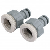 Tap Connectors, 1/2 and 3/4 (Pack of 2)