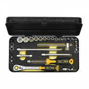 Elora Metric Socket Set, 1/4 Sq. Dr. (31 Piece)