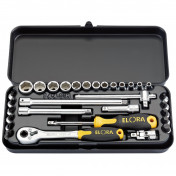 Elora Metric Socket Set, 1/4 Sq. Dr. (31 Piece)