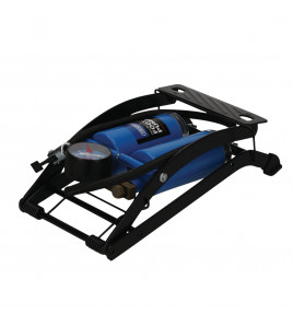 Double Cylinder Foot Pump with Pressure Gauge