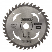 TCT Cordless Construction Circular Saw Blade for Wood & Composites, 165 x 20mm, 36T