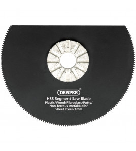 HSS Segment Saw Blade, 88mm Diameter, 18tpi