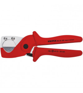 KNIPEX 90 25 185 SB Pipe Cutter for Plastic Composite Pipes, 185mm