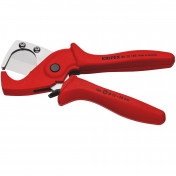 KNIPEX 90 25 185 SB Pipe Cutter for Plastic Composite Pipes, 185mm