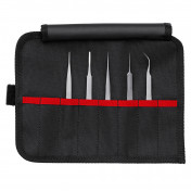 KNIPEX 92 00 02 Precision Tweezers Set, 5 Parts