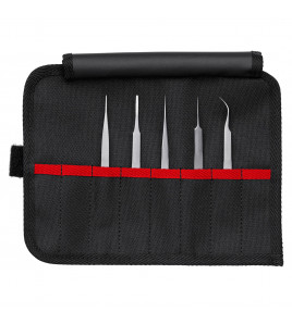 KNIPEX 92 00 02 Precision Tweezers Set, 5 Parts