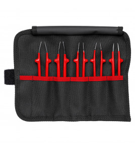 KNIPEX 92 00 04 Universal Tweezers Set, Insulated, 5 parts