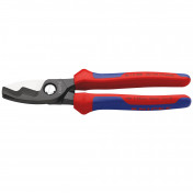 KNIPEX 95 12 200 SB Cable Shears with Twin Cutting Edge, 200mm