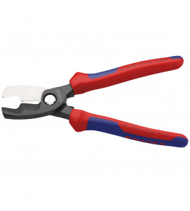 KNIPEX 95 12 200 SB Cable Shears with Twin Cutting Edge, 200mm