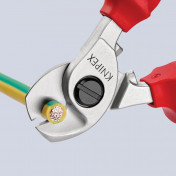 KNIPEX 95 16 165 T BK VDE Cable Shears, 165mm