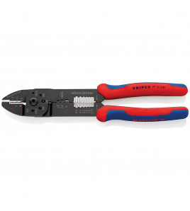 KNIPEX 97 22 240 SB Crimping Pliers with Multi-Component Grips, 240mm