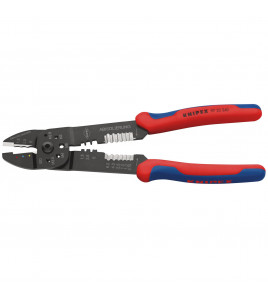 KNIPEX 97 22 240 SB Crimping Pliers with Multi-Component Grips, 240mm
