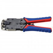 KNIPEX 97 51 12 SB Crimping Pliers for Western plugs, 200mm
