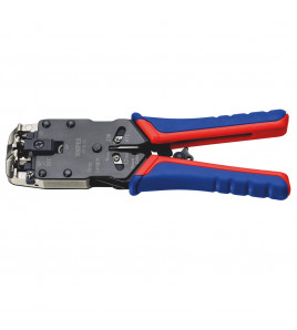 KNIPEX 97 51 12 SB Crimping Pliers for Western plugs, 200mm