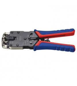 KNIPEX 97 51 12 SB Crimping Pliers for Western Plugs, 200mm