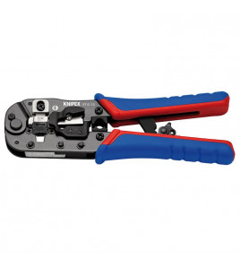 KNIPEX 97 51 13 SB Crimping Pliers for RJ45 Western Plugs, 190mm