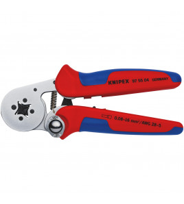 KNIPEX 97 55 04 SB Self-Adjusting Crimping Pliers, 180mm