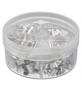 KNIPEX 97 99 911 Assortment Boxes with 350 Insulated Wire Ferrules, 4 parts