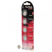 Uniross Lithium Coin Cell CR1620 Batteries (Pack of 5)