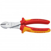 KNIPEX 74 06 180 SB VDE Insulated High Leverage Diagonal Cutter, 180 mm