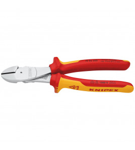 KNIPEX 74 06 200 SB VDE Insulated High Leverage Diagonal Cutter,  200mm