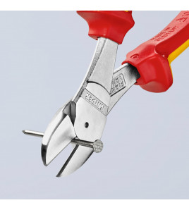 KNIPEX 74 06 200 SB VDE Insulated High Leverage Diagonal Cutter,  200mm
