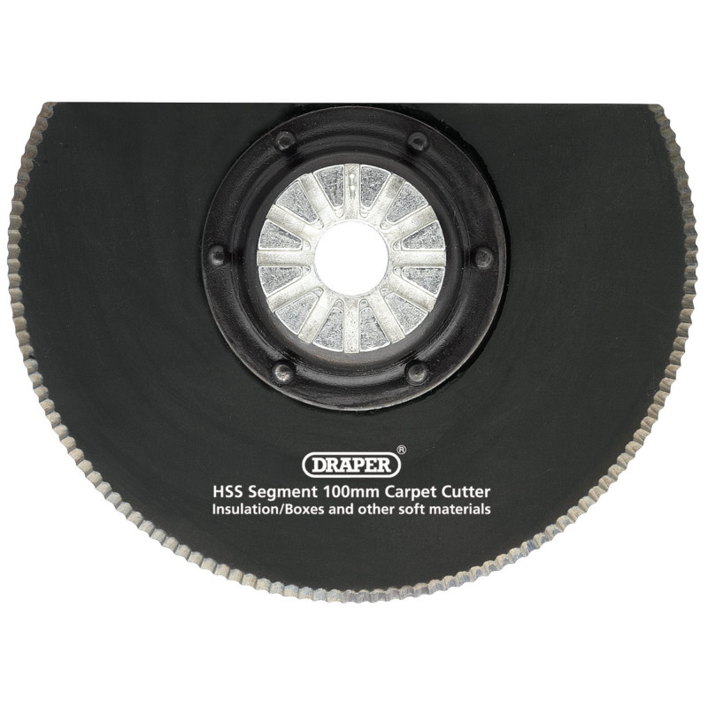 HSS Segment Carpet Cutter, 100mm Diameter