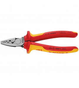 KNIPEX 97 78 180 SB VDE Crimping Pliers for Wire Ferrules, 180mm