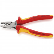 KNIPEX 97 78 180 SB VDE Insulated Crimping Pliers For End Sleeves, 180 mm