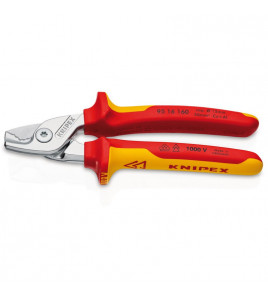 KNIPEX 95 16 160 SB StepCut® VDE Insulated Cable Shears, 160mm